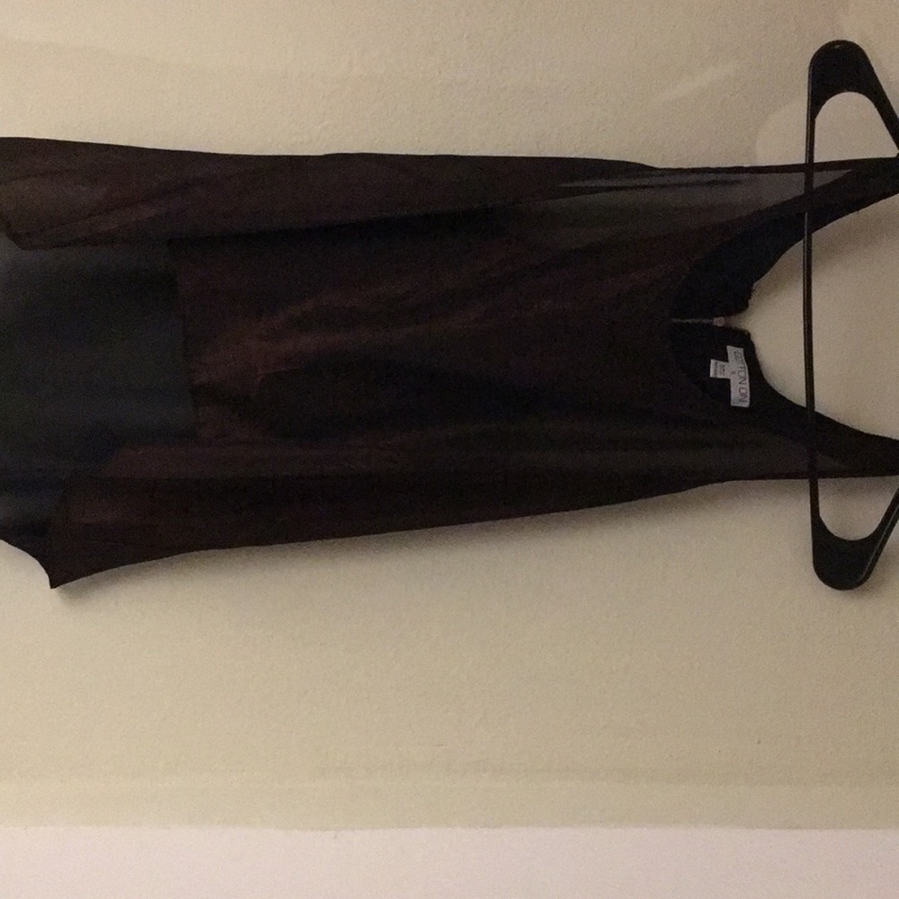 Sheer racer back top